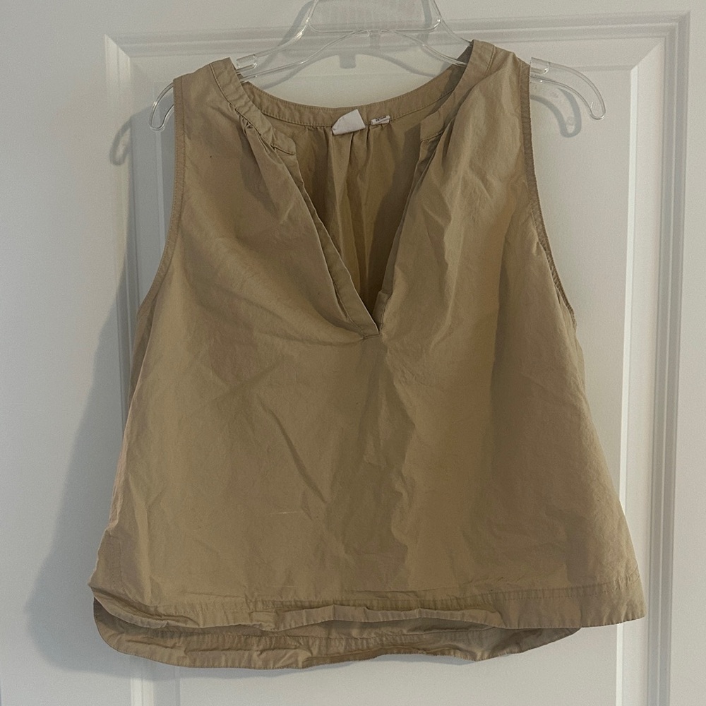 Gap Tan Sleeveless Top